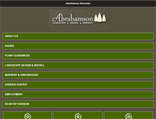 Tablet Screenshot of abrahamsonnurseries.com